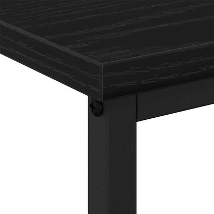 Nachttisch 2 Stk. Schwarz Eichen-Optik 41 x 31 x 80 cm