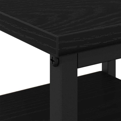 Nachttisch 2 stk. Schwarz Eichen-Optik 34 x 36 x 50 cm