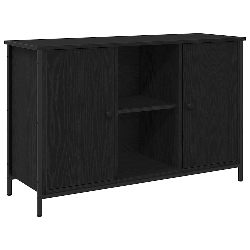 TV-Schrankset 101 x 35 x 65 cm Schwarz Eichen-Optik
