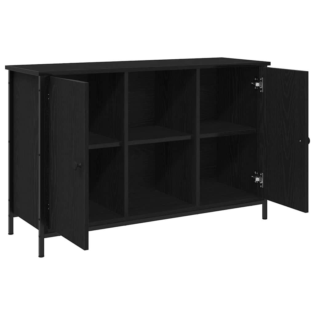 TV-Schrankset 101 x 35 x 65 cm Schwarz Eichen-Optik
