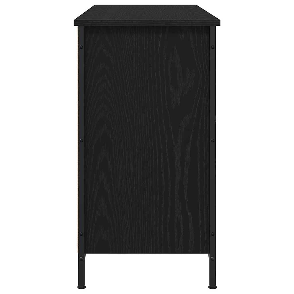 TV-Schrankset 101 x 35 x 65 cm Schwarz Eichen-Optik