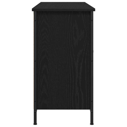 TV-Schrankset 101 x 35 x 65 cm Schwarz Eichen-Optik