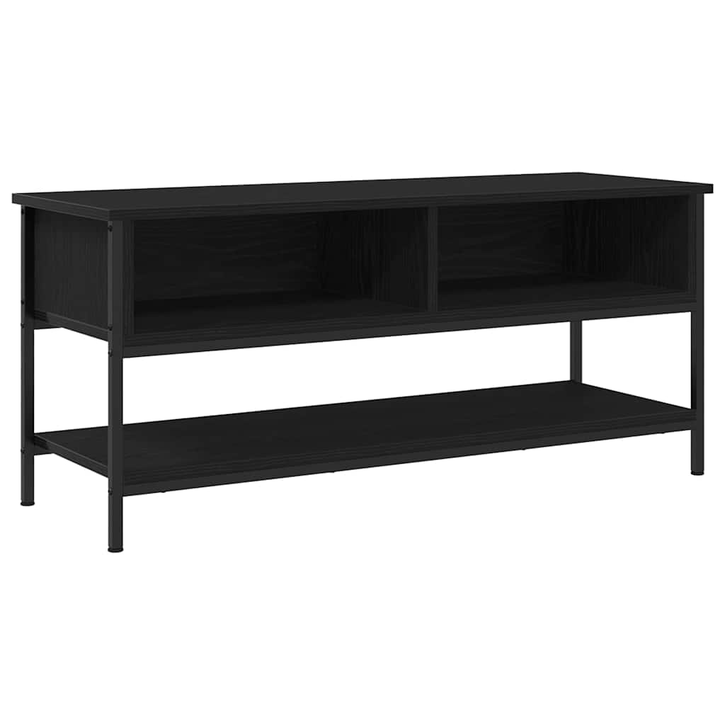 TV-Schränk Schwarz Eichen-Optik 100 x 35 x 45 cm Holzwerkstoff