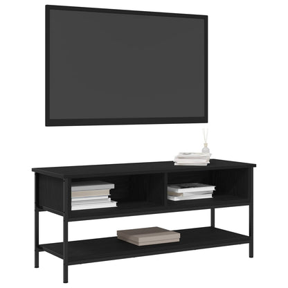 TV-Schrankset 100 x 35 x 45 cm Schwarz Eichen-Optik