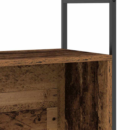 Bücherregal 80 x 30 x 78,5 cm Holzwerkstoff Räuchereiche