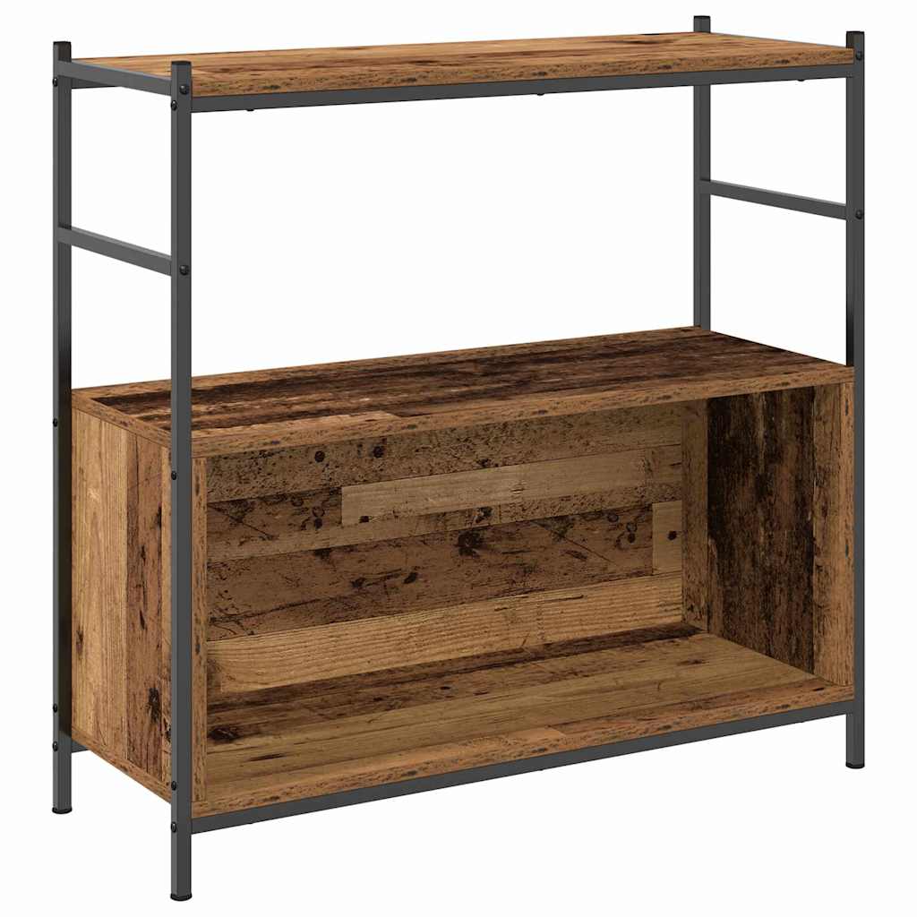 Bücherregal 80 x 30 x 78,5 cm Holzwerkstoff Räuchereiche