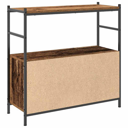 Bücherregal 80 x 30 x 78,5 cm Holzwerkstoff Räuchereiche