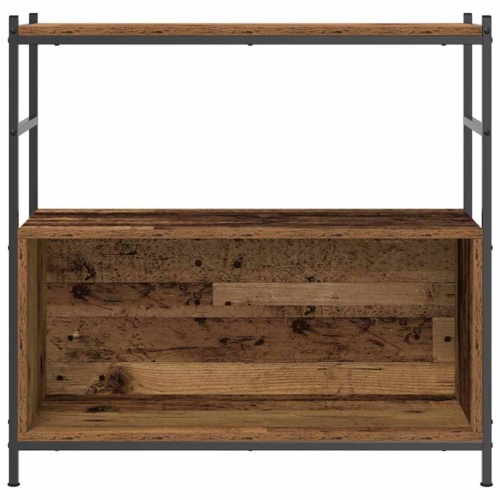 Bücherregal 80 x 30 x 78,5 cm Holzwerkstoff Räuchereiche