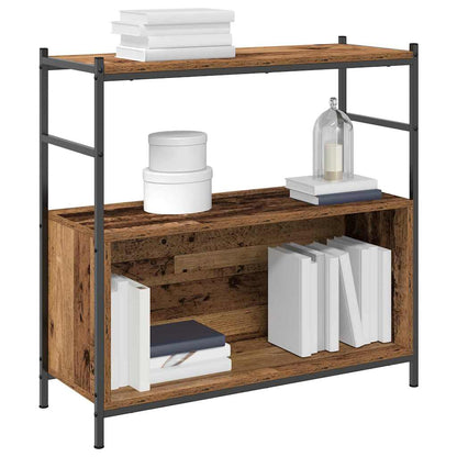 Bücherregal 80 x 30 x 78,5 cm Holzwerkstoff Räuchereiche