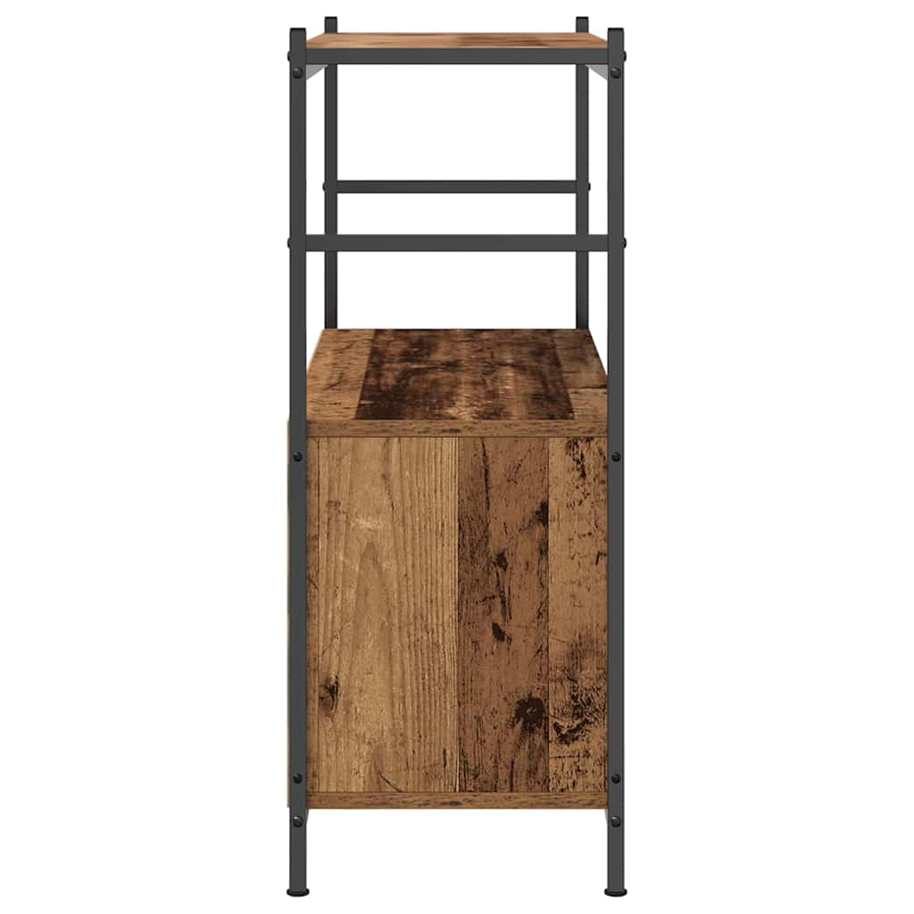 Bücherregal 80 x 30 x 78,5 cm Holzwerkstoff Räuchereiche