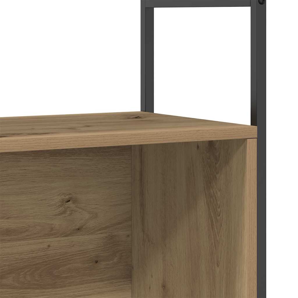 Bücherregal 80 x 30 x 78,5 cm Holzwerkstoff Artisan-Eiche