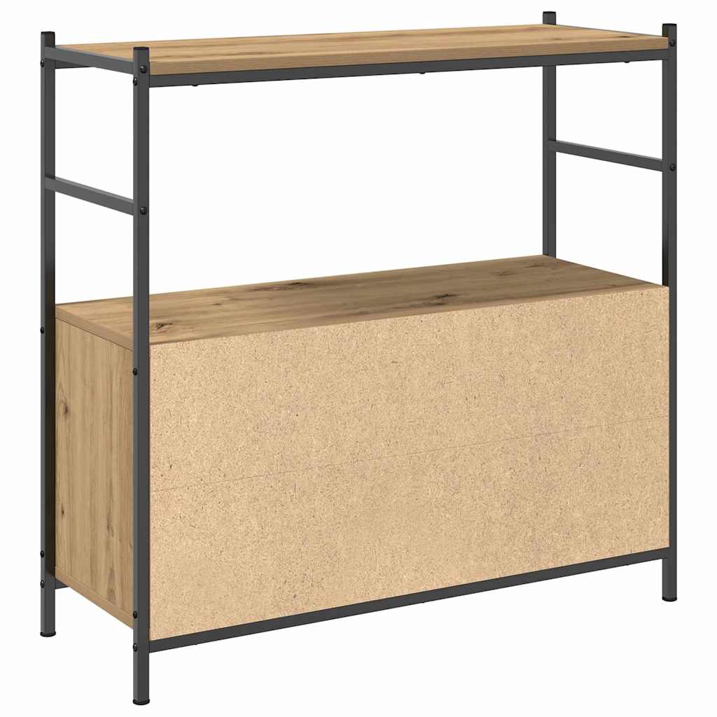 Bücherregal 80 x 30 x 78,5 cm Holzwerkstoff Artisan-Eiche