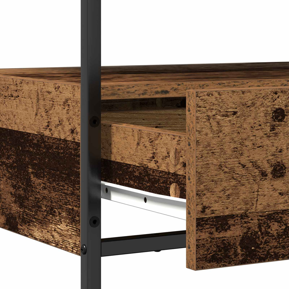 Konsolentisch Altholz 75 x 40 x 75 cm Holzwerkstoff