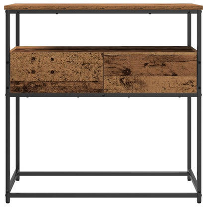 Konsolentisch Altholz 75 x 40 x 75 cm Holzwerkstoff
