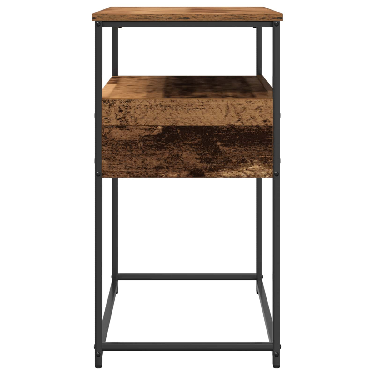 Konsolentisch Altholz 75 x 40 x 75 cm Holzwerkstoff