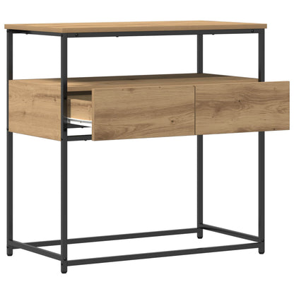 Konsolentisch Artisan-Eiche 75 x 40 x 75 cm Holzwerkstoff