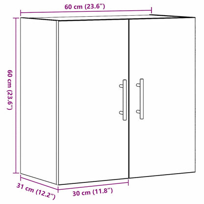 Wandmontierter Schrank 60 x 31 x 70 cm Holzwerkstoff