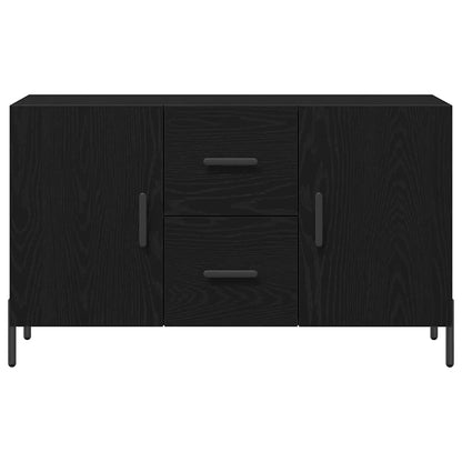 Sideboard Schwarz Eichen-Optik 100 x 36 x 60 cm Holzwerkstoff