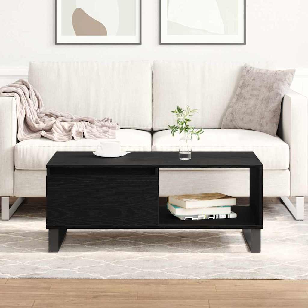 Couchtisch Schwarze Eiche 90 x 50 x 36,5 cm Holzwerkstoff