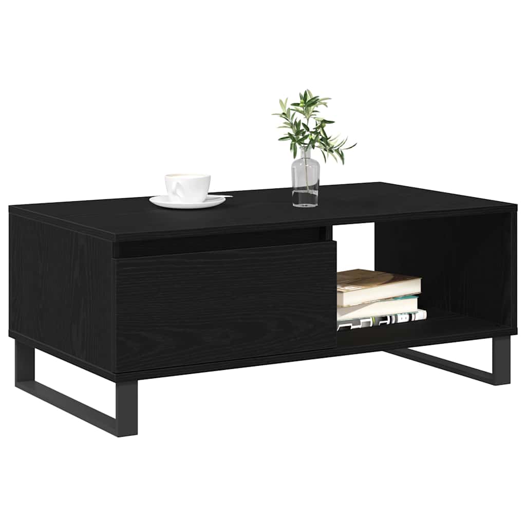 Couchtisch Schwarze Eiche 90 x 50 x 36,5 cm Holzwerkstoff