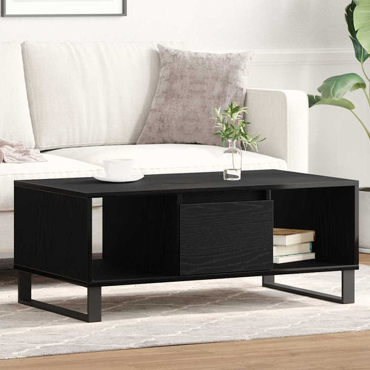 Couchtisch Schwarze Eiche 90 x 50 x 36,5 cm Holzwerkstoff