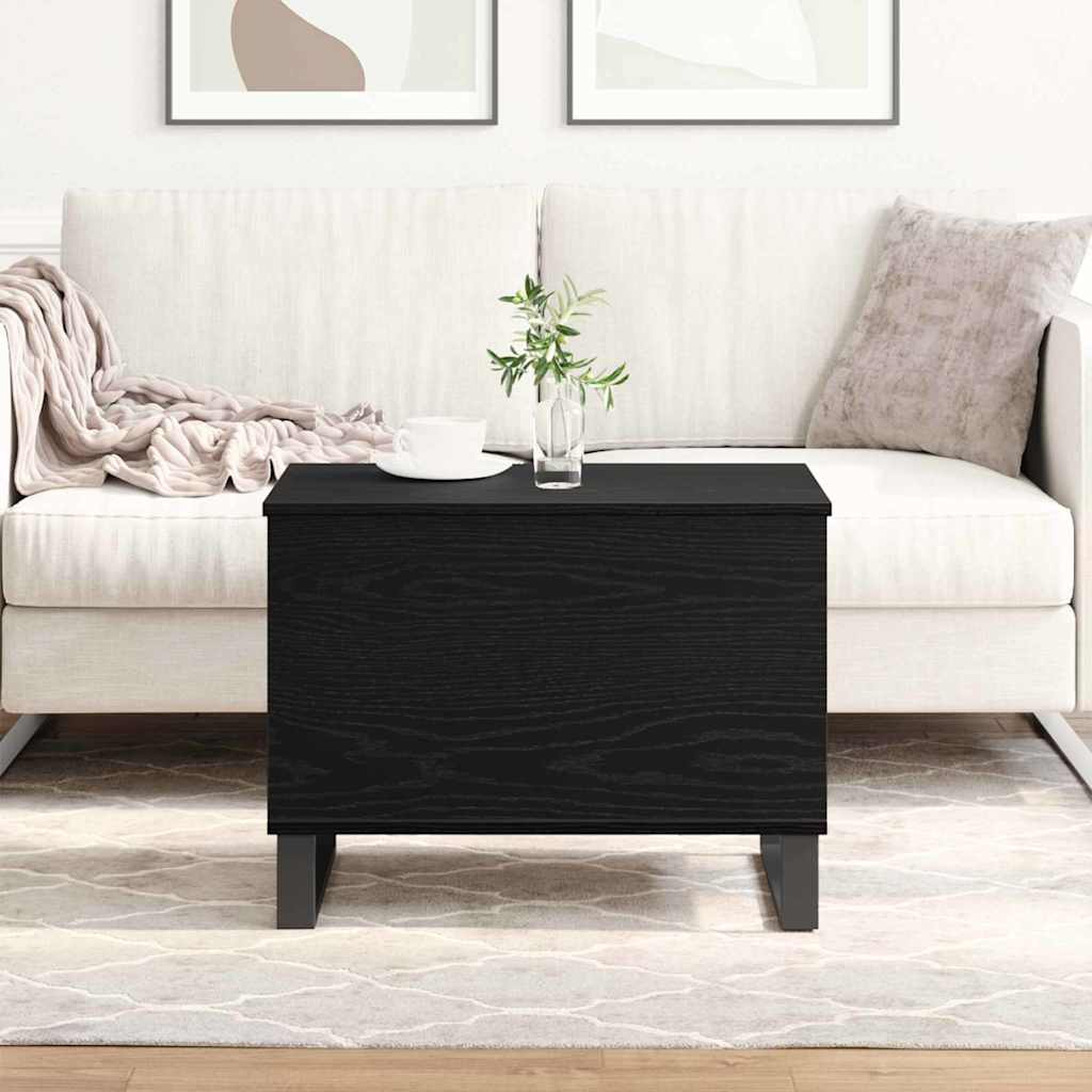 Couchtisch Schwarze Eiche 60 x 44.5 x 45 cm Holzwerkstoff