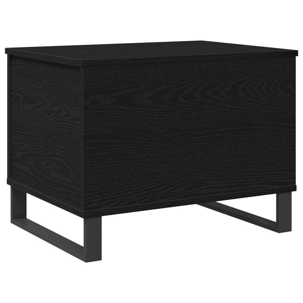 Couchtisch Schwarz Eichen-Optik 60 x 44,5 x 45 cm