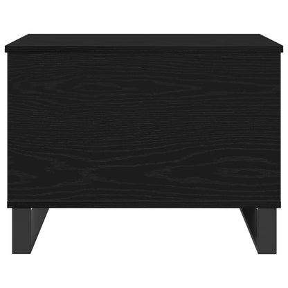 Couchtisch Schwarz Eichen-Optik 60 x 44,5 x 45 cm