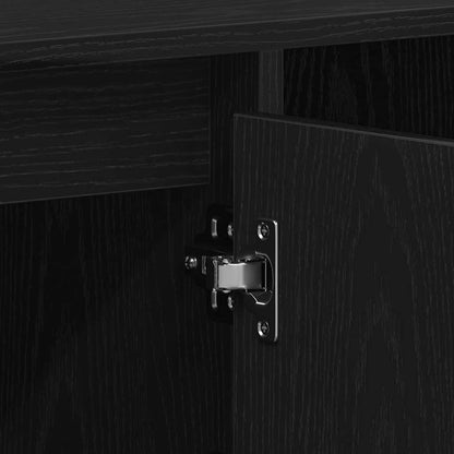 TV-Schrankset 100 x 35 x 55 cm Schwarz Eichen-Optik