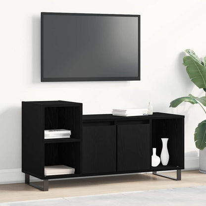 TV-Schrankset 100 x 35 x 55 cm Schwarz Eichen-Optik