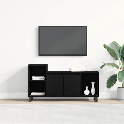 TV-Schrankset 100 x 35 x 55 cm Schwarz Eichen-Optik