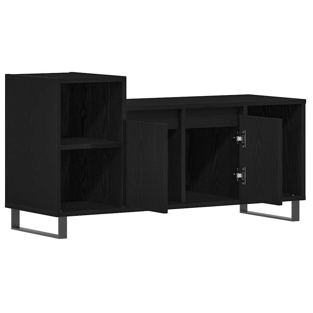 TV-Schrankset 100 x 35 x 55 cm Schwarz Eichen-Optik