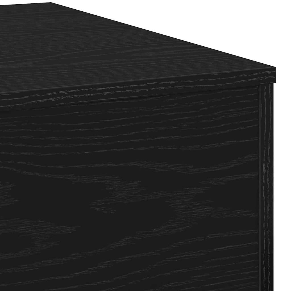 Couchtisch Schwarz Eichen-Optik 55 x 55 x 31 cm Holzwerkstoff