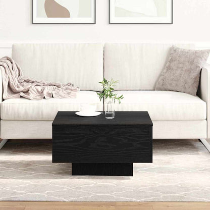 Couchtisch Schwarz Eichen-Optik 55 x 55 x 31 cm