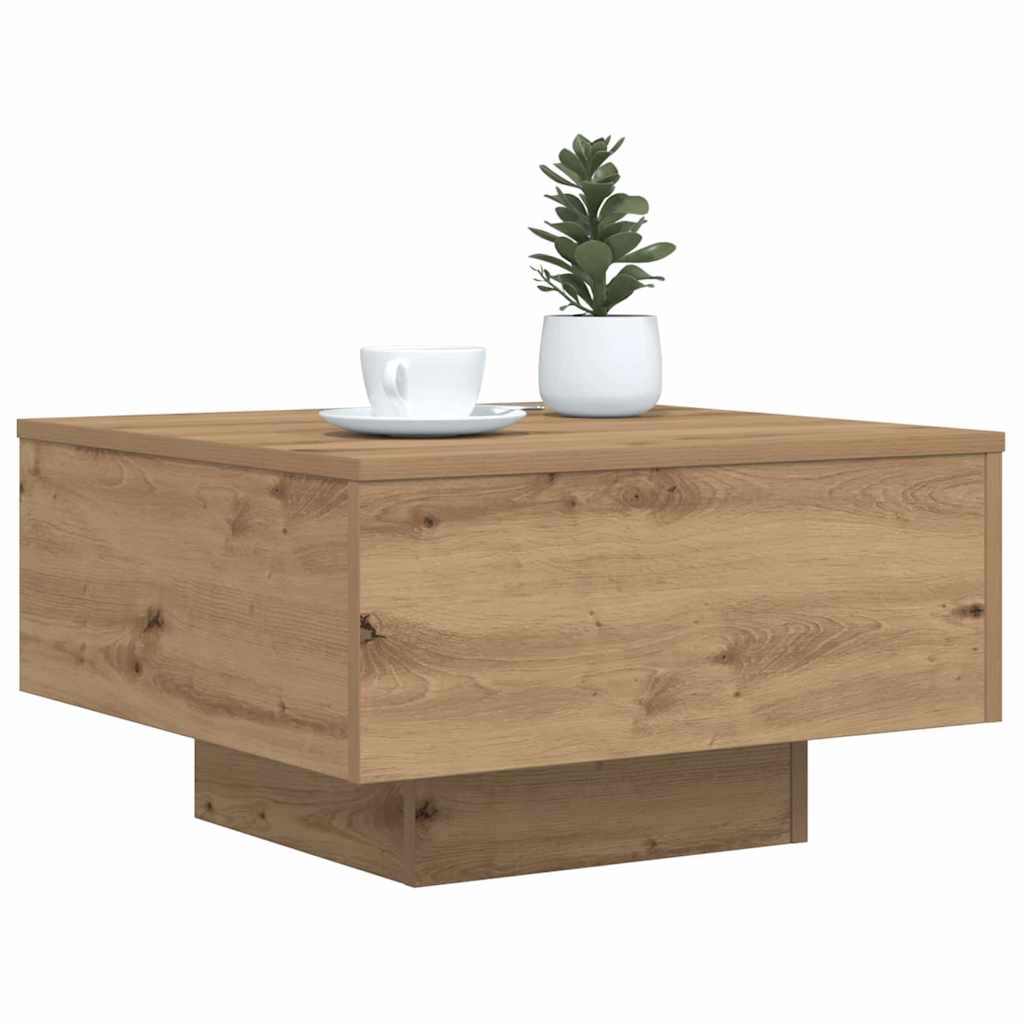Couchtisch Artisan-Eiche 55 x 55 x 31 cm Holzwerkstoff
