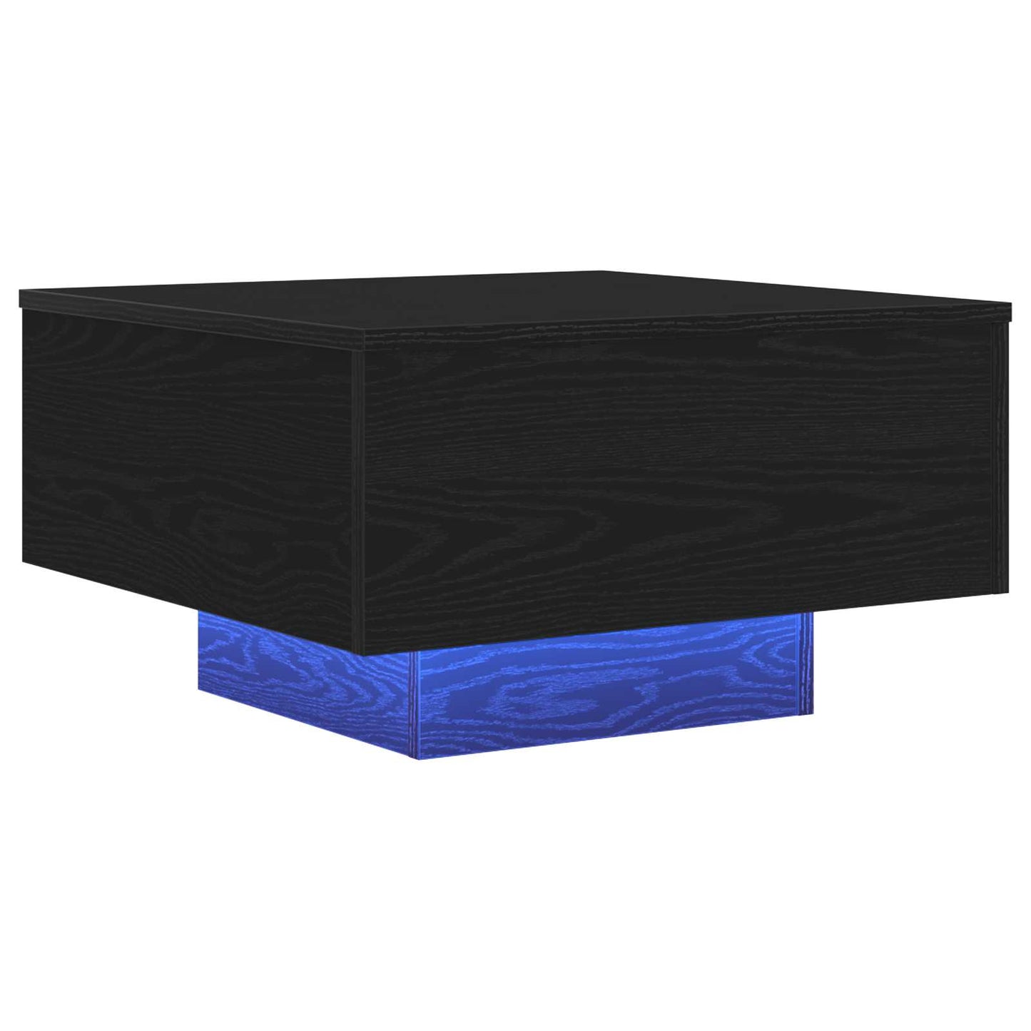 Schwarz Eichen-Optik 55 x 55 x 31 cm Holzwerkstoff