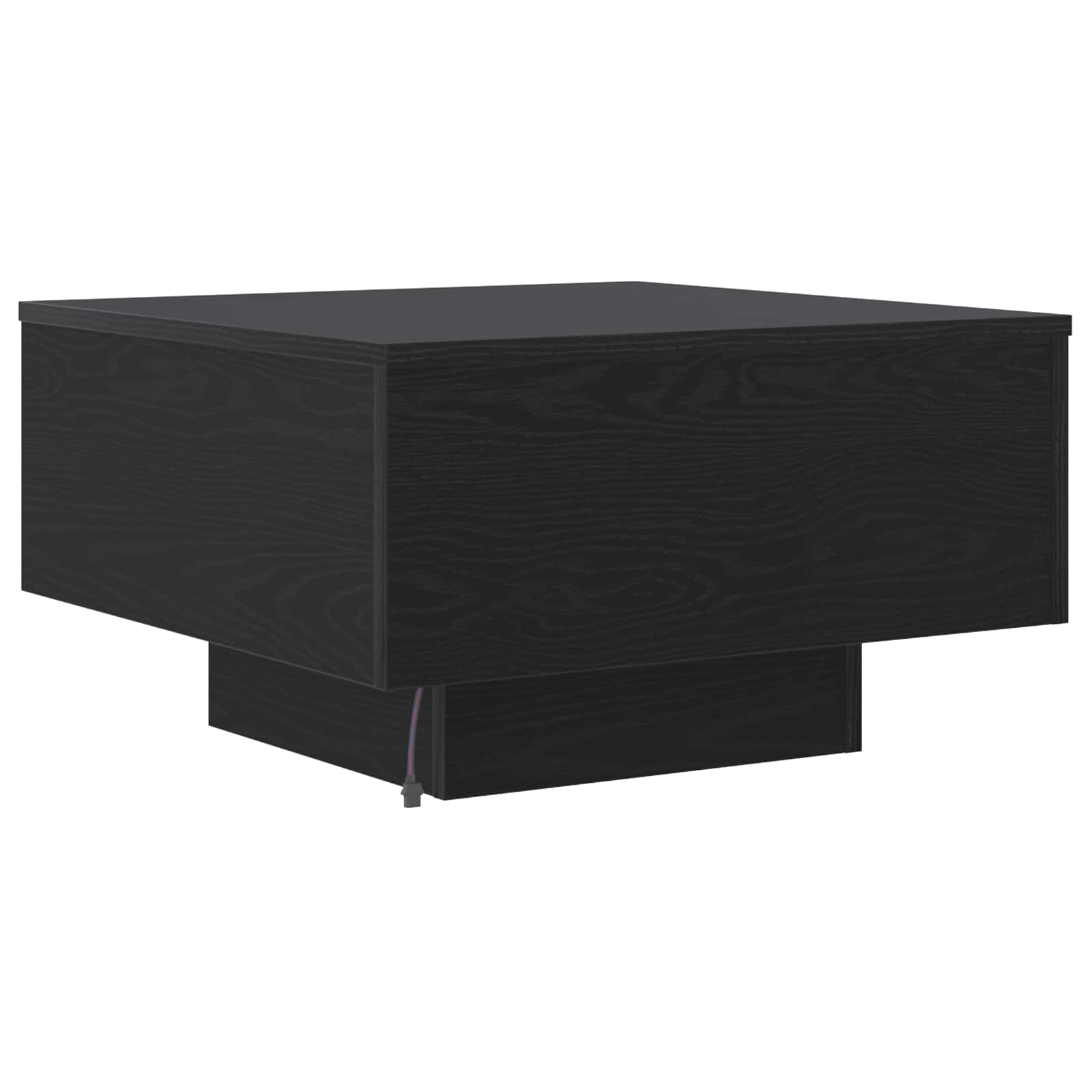 Schwarz Eichen-Optik 55 x 55 x 31 cm Holzwerkstoff