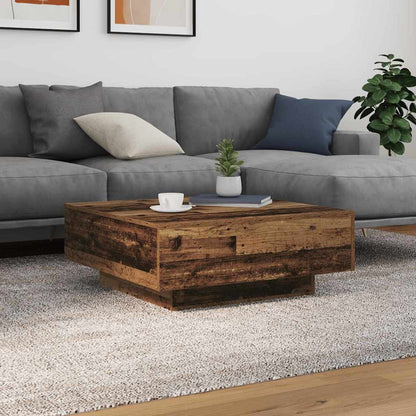 Altes Holz und Blau 80 x 80 x 31 cm Holzwerkstoff