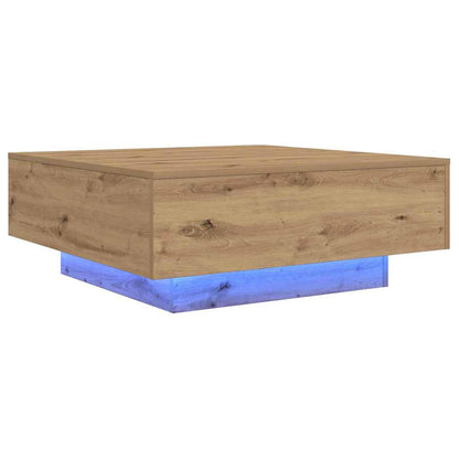 Artisan-Eiche 80 x 80 x 31 cm Holzwerkstoff