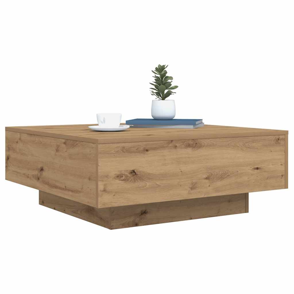 Couchtisch Artisan-Eiche 80 x 80 x 31 cm Holzwerkstoff