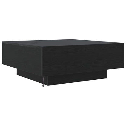 Schwarz Eichen-Optik 80 x 80 x 31 cm Holzwerkstoff