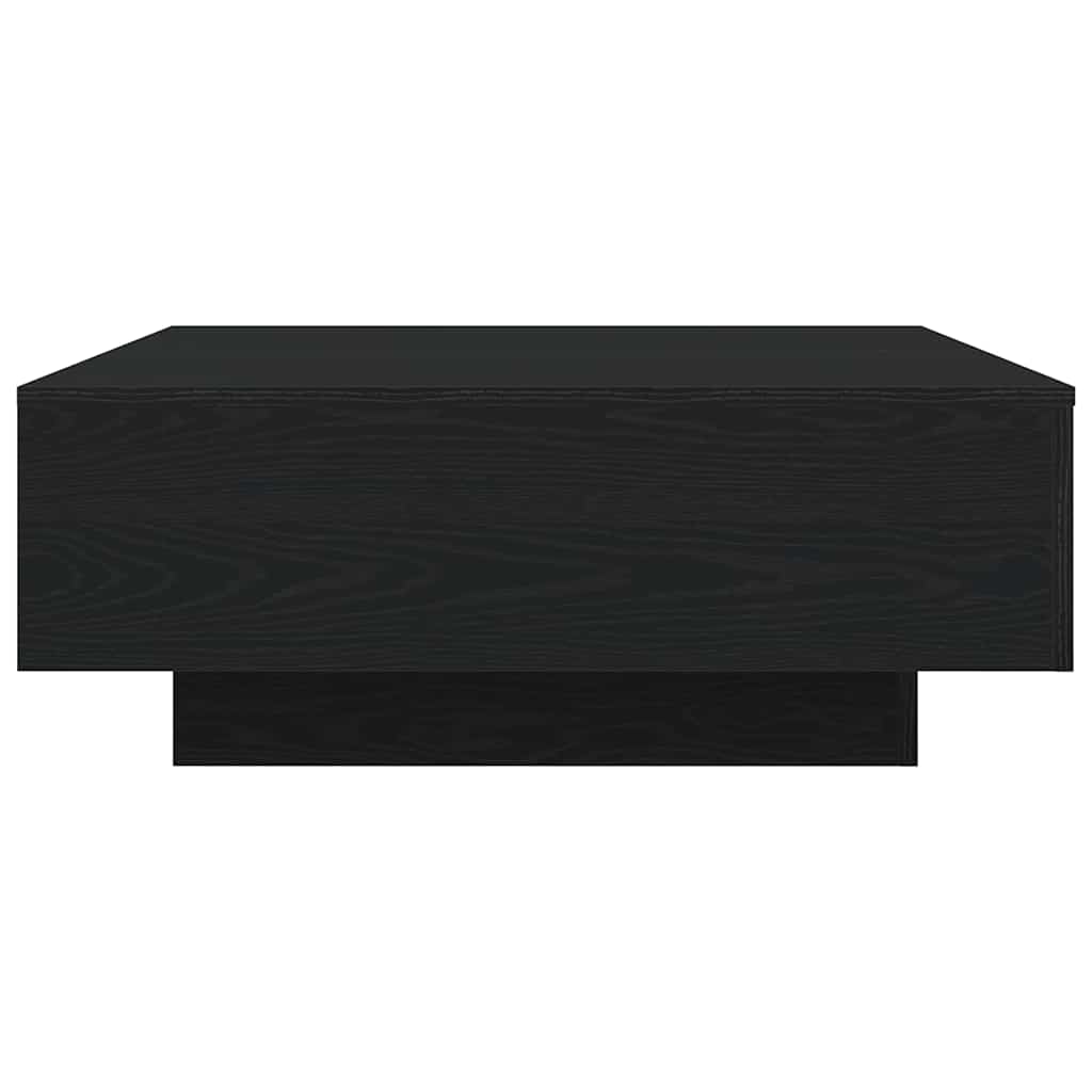 Schwarz Eichen-Optik 80 x 80 x 31 cm Holzwerkstoff