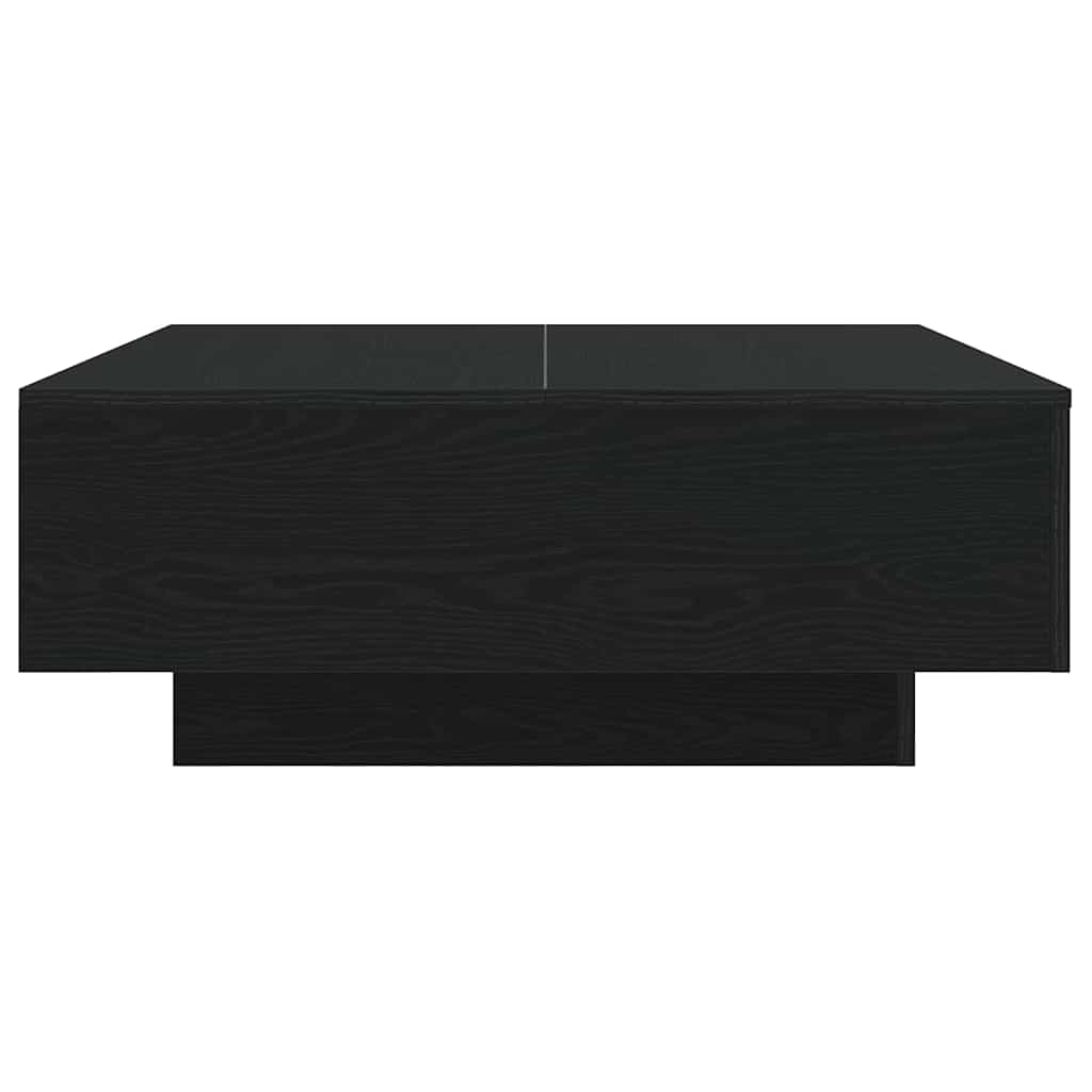 Schwarz Eichen-Optik 80 x 80 x 31 cm Holzwerkstoff