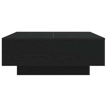Schwarz Eichen-Optik 80 x 80 x 31 cm Holzwerkstoff