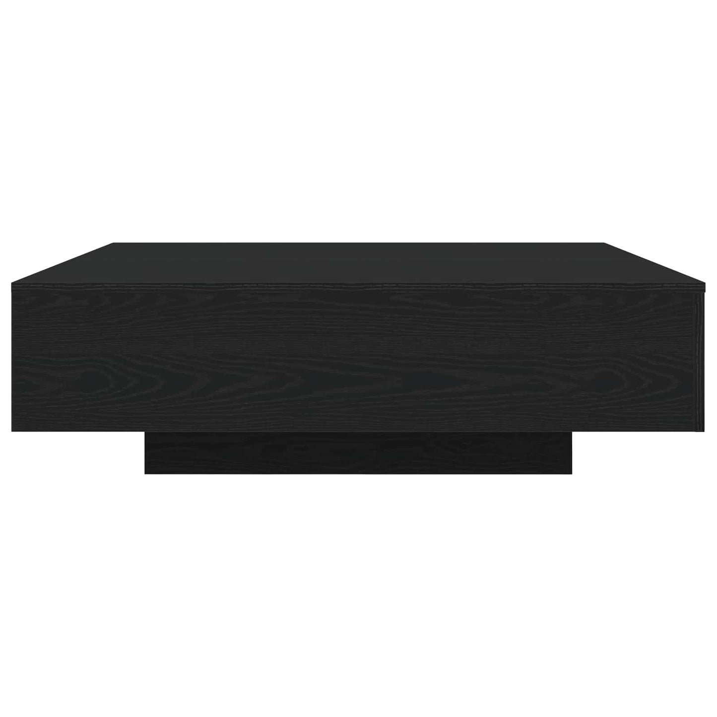 Couchtisch mit LED-Streifen Schwarz Eichen-Optik Holzwerkstoff
