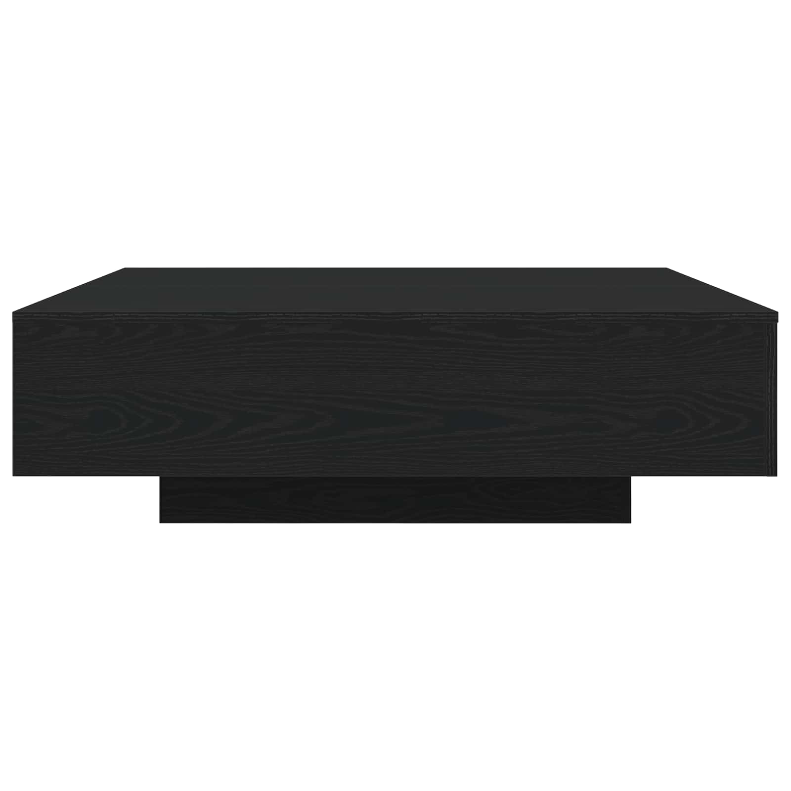 Couchtisch mit LED-Streifen Schwarz Eichen-Optik Holzwerkstoff