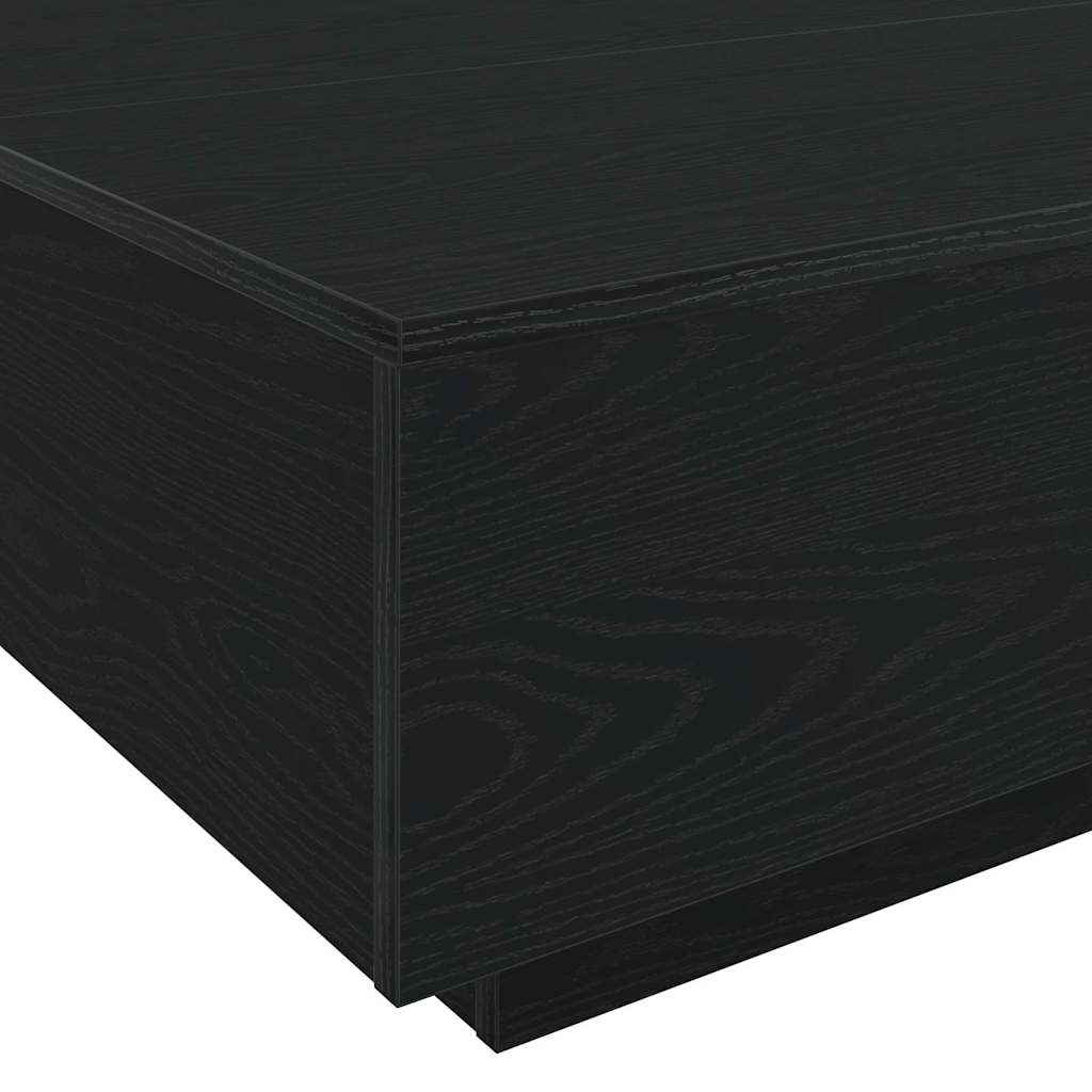 Schwarz Eichen-Optik 85 x 55 x 31 cm Holzwerkstoff