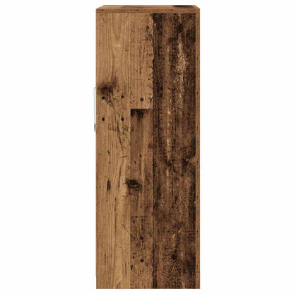 LED-Sideboard 60,5 x 37 x 100 cm Holzwerkstoff Altholz