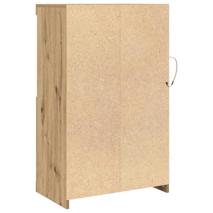 LED-Sideboard 60,5 x 37 x 100 cm Holzwerkstoff Artisan-Eiche