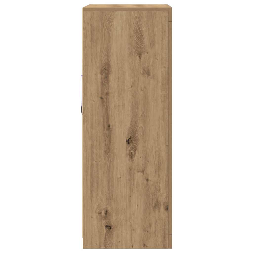 LED-Sideboard 60,5 x 37 x 100 cm Holzwerkstoff Artisan-Eiche